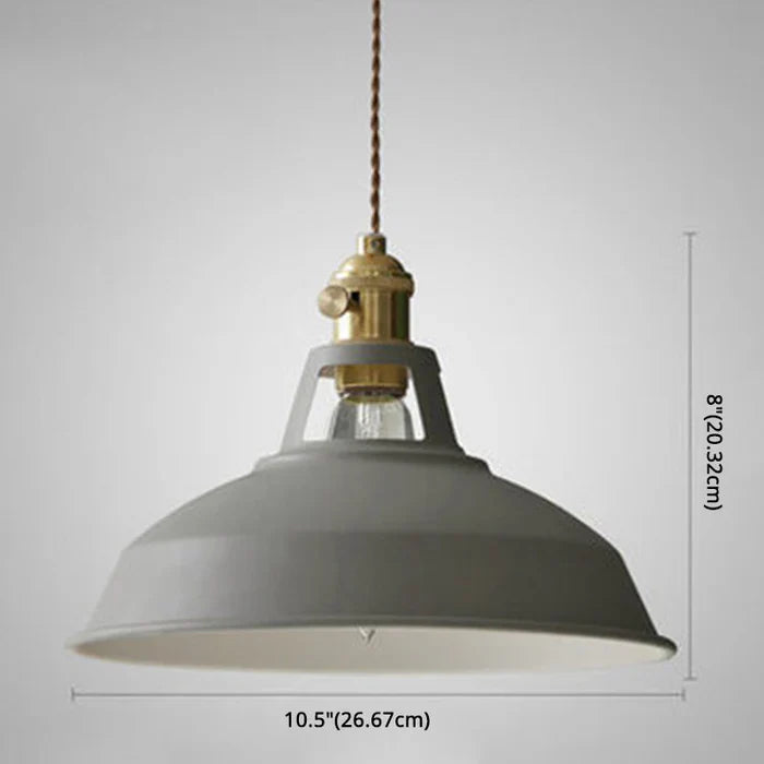 Industrial Retro Pendant Lamp - IronGlow | Bowlift