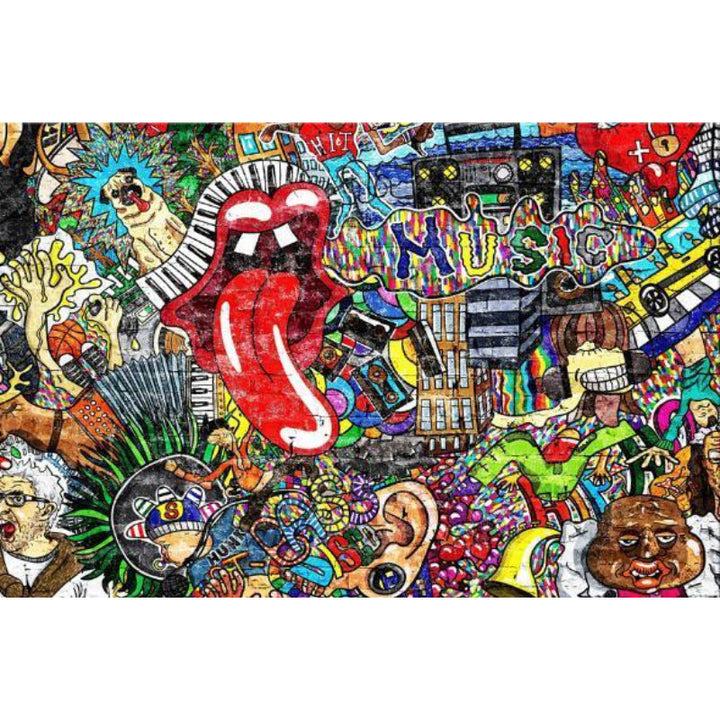 Street Art Pop Graffiti - Canvas Wall Art Painting | Bowlift