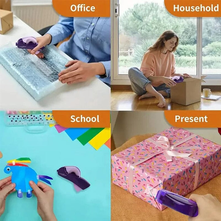 Automatic Tape Dispenser, All-inclusive Handheld Tape Cutter | Bowlift