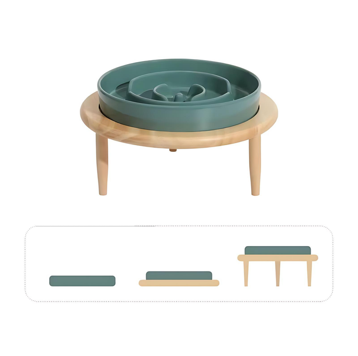 BowLift | SlowCeramic - Elegant Craft Feeding Bowl for Pets
