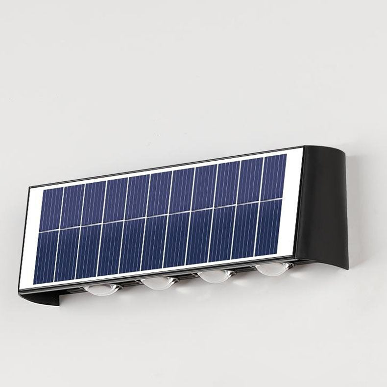 BowLift | Modern Simplicity Solar Waterproof Rectangular ABS PMMA LED Wall Light Lamp For Outdoor Patio