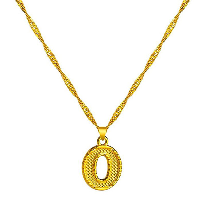 BowLift | 18K gold-plated initial letter necklace
