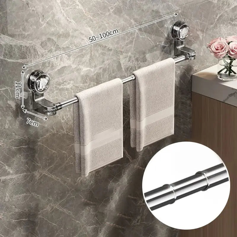 FlexiGrip Towel Holder — Unleash your space freedom with stylish organization without drill holes! | Bowlift