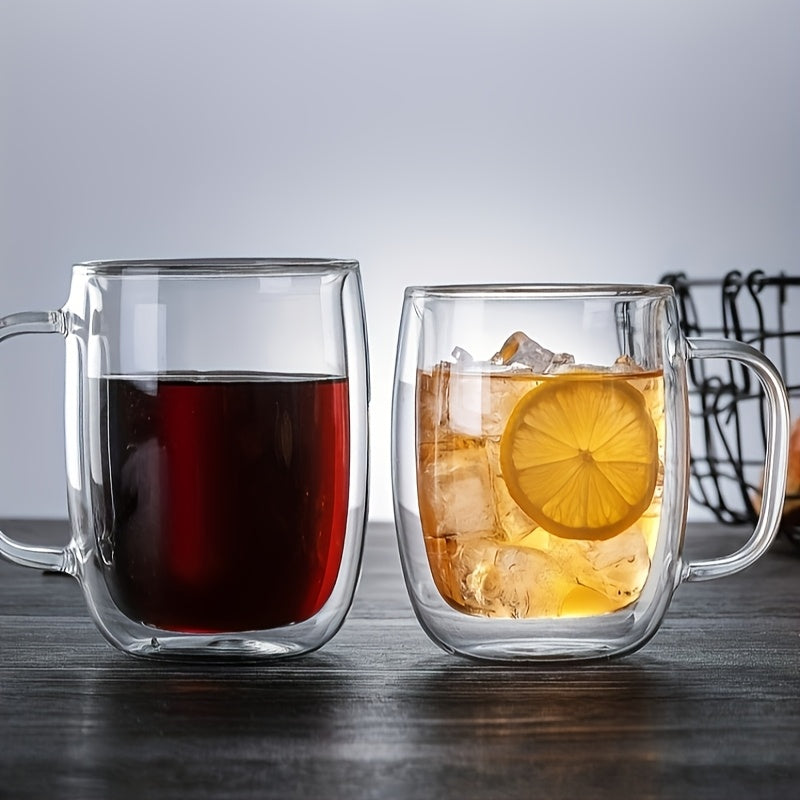 ThermoSip Double-Walled Glass Mug – Borosilicate Glass, Heat-Resistant & Elegant | Bowlift
