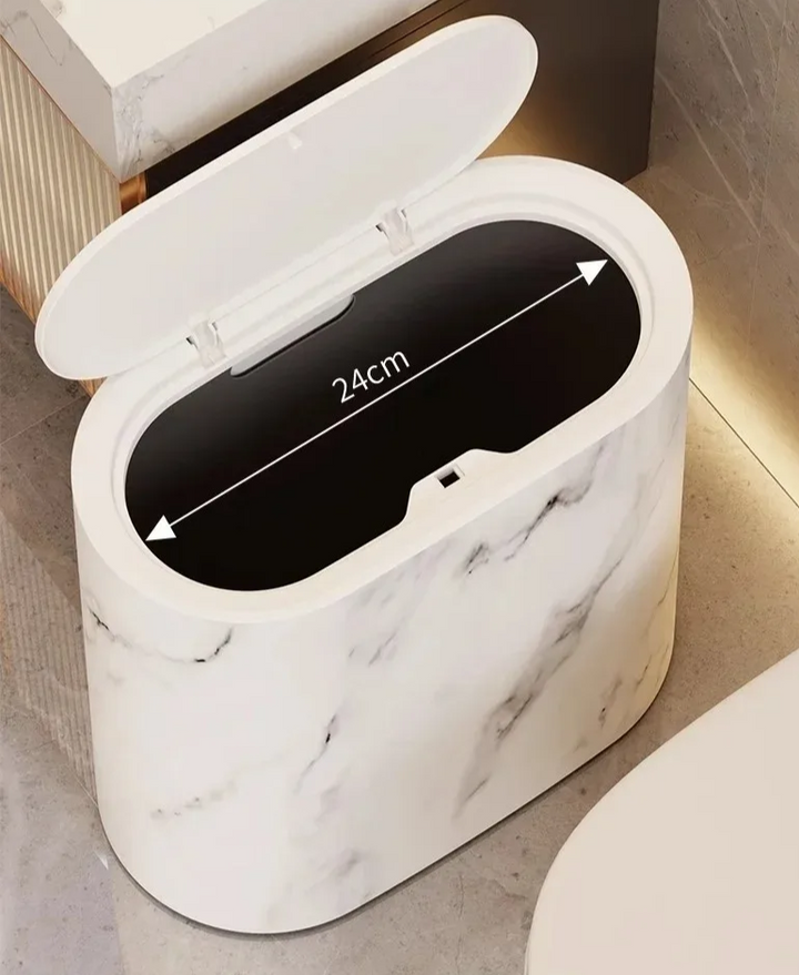 Nordic Marble Design Trash Can Bowlift