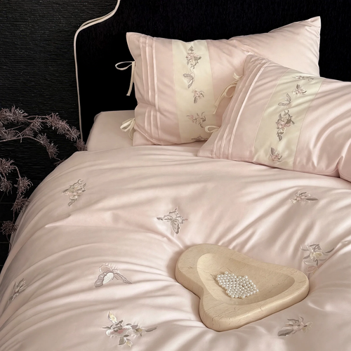 Cotton bedding set, 100S, floral pattern