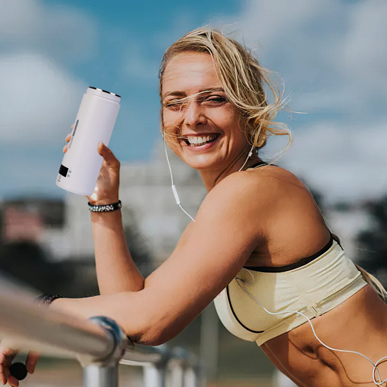 BowLift | 17Oz Stainless Steel Travel Electric Kettle with 4 Temperature Presets