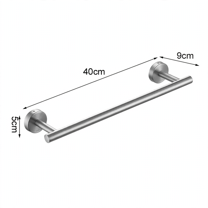 Bathroom towel holder set, stainless steel