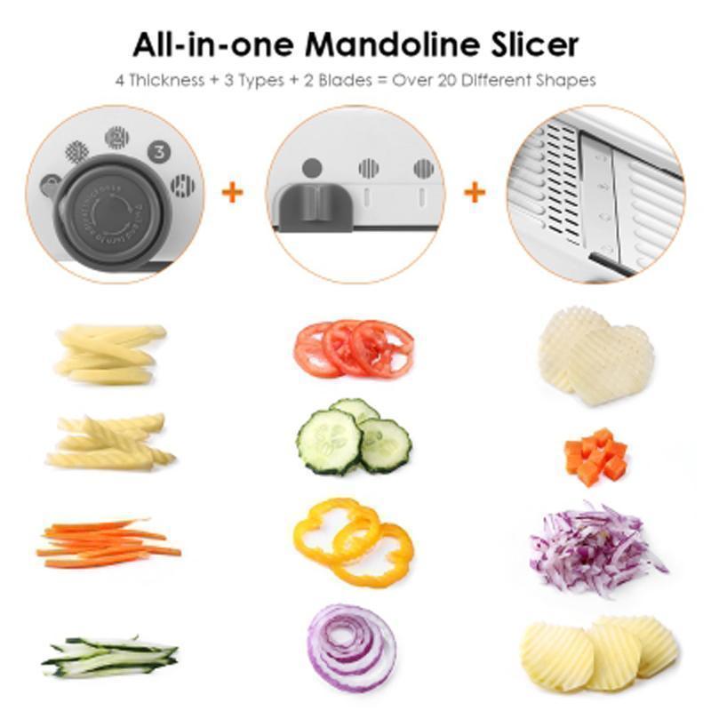 BowLift | 18-in-1 Mandolin Shredder Slicer