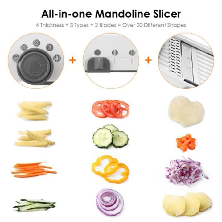 BowLift | 18-in-1 Mandolin Shredder Slicer