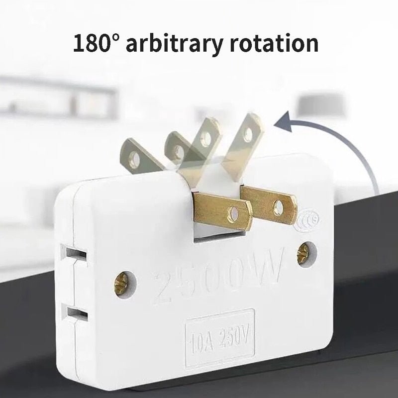 BowLift | 180 Rotating 3 Way Flat Wall Outlet