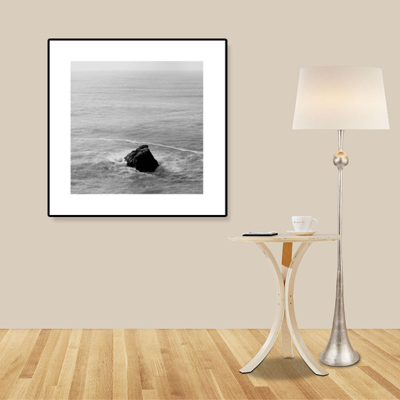 BowLift | Dark Photography Seascape Art Print Textured Contemporary Living Room Furniture Wall Decor