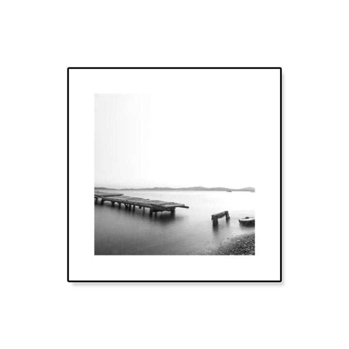 BowLift | Dark Photography Seascape Art Print Textured Contemporary Living Room Furniture Wall Decor