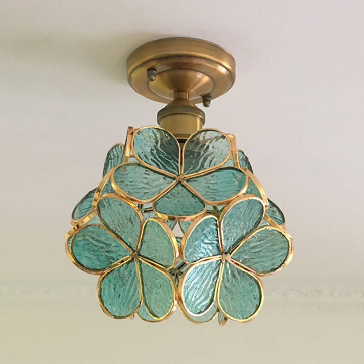 Retro Style PVC Ceiling Lamp – Flower Pattern for a Unique Look | Bowlift
