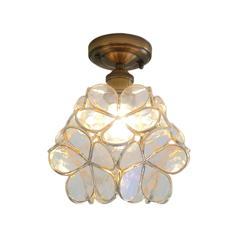 BowLift | FloralGlow Retro Ceiling Light - Retro Tiffany Ceiling Light for a Enchanting Interior