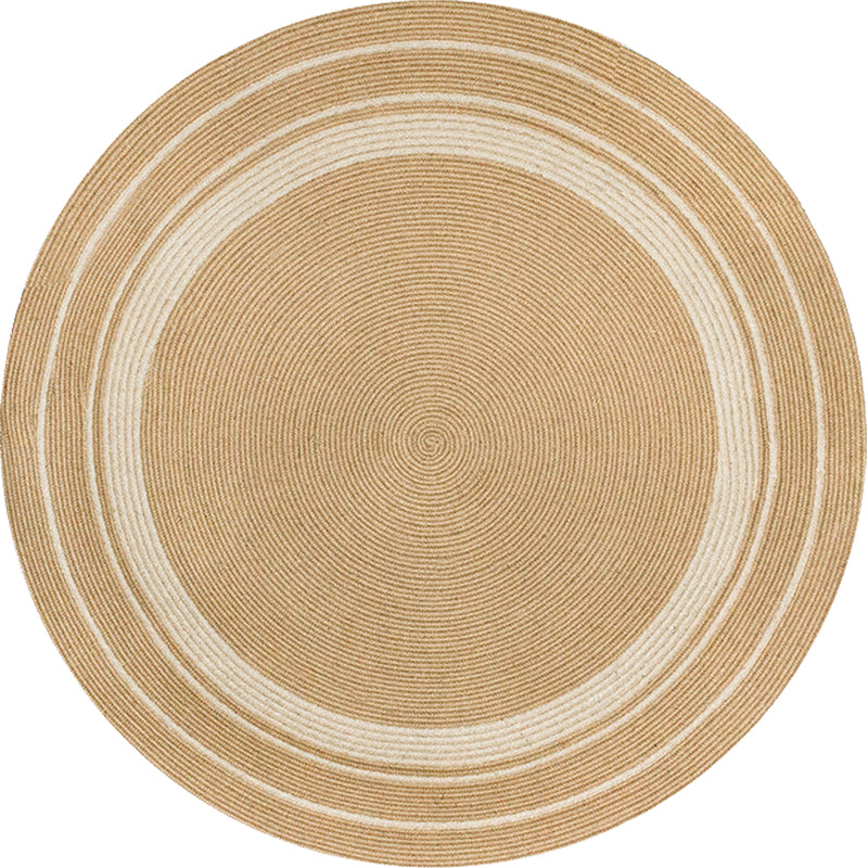 BowLift | Rustic Solid Color Rug Brown Sisal Carpet Non-Slip Back Washable Pet-Friendly Area Rug for Home
