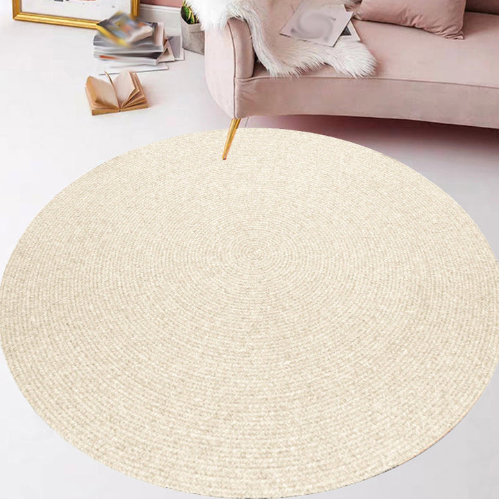 BowLift | Simple rustic carpet wool plain carpet machine washable pet-friendly non-slip carpet for the bedroom