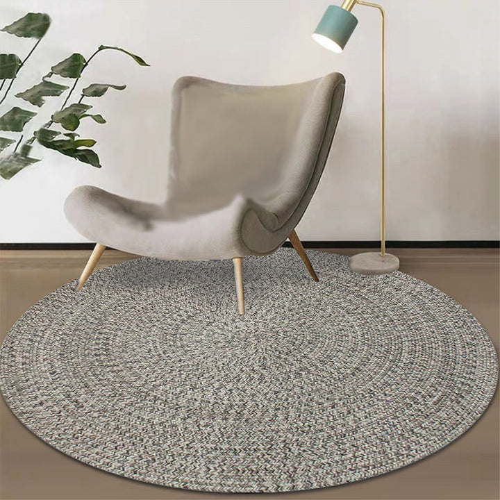 BowLift | Rustic Solid Area Rug Polypropylene Rug Non-Slip Back Washable Pet-Friendly Carpet for Home