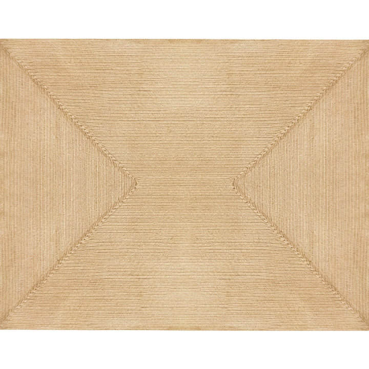 BowLift | Brown simple rug jute rural rug washable non-slip pet-friendly rug for the living room