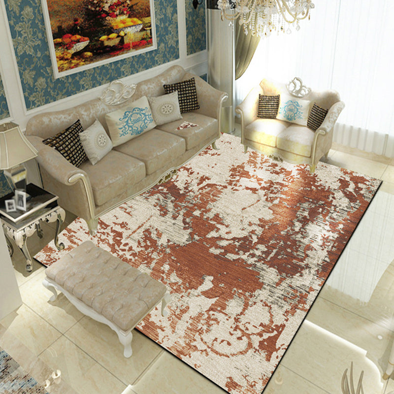 BowLift | Multicolor Living Room Rug Industrial Abstract Rug Polyester Washable Non-Slip Back Pet-Friendly Rug