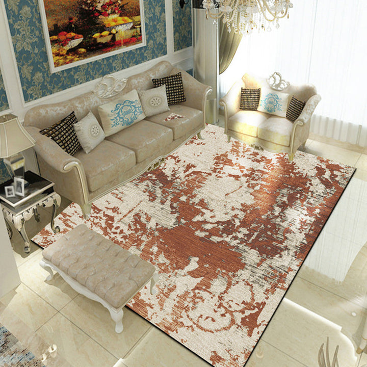 BowLift | Multicolor Living Room Rug Industrial Abstract Rug Polyester Washable Non-Slip Back Pet-Friendly Rug