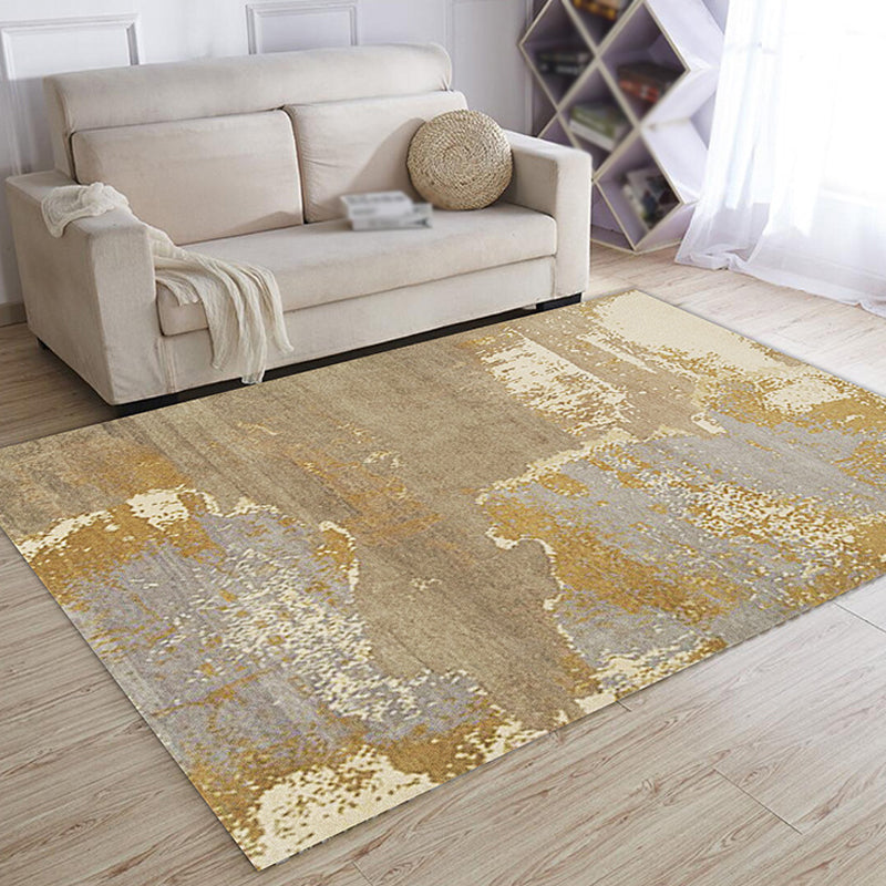 BowLift | Fancy Abstract Rug Multicolor Industrial Rug Polyester Pet Friendly Washable Non-Slip Rug for the Bedroom