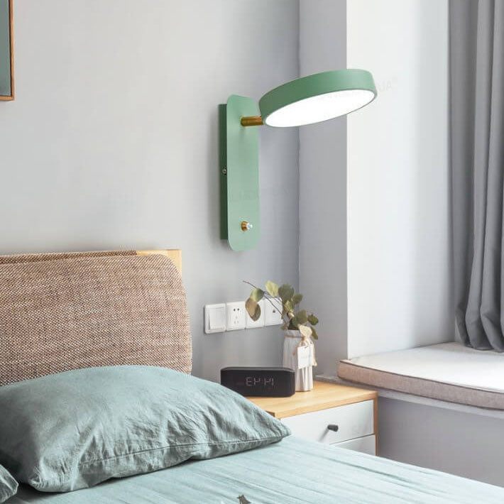 BowLift | IllumiTurn – Nordic LED Rotatable Wall Light | Macaron Design | Adjustable Lighting