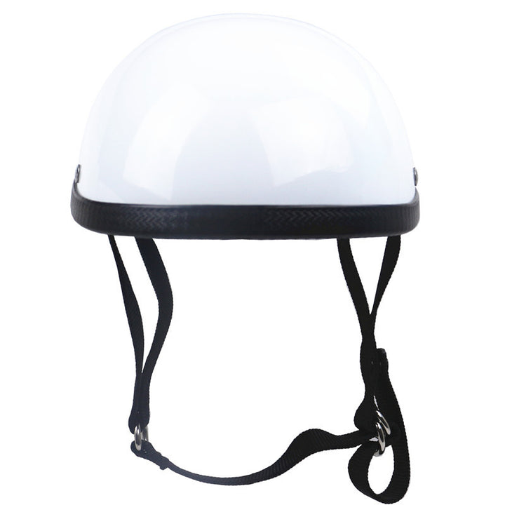 Classic Vintage Motorcycle Helmet Bowlift