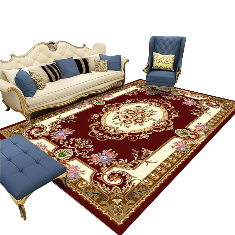 Ornate Luxury Area Rug Bowlift