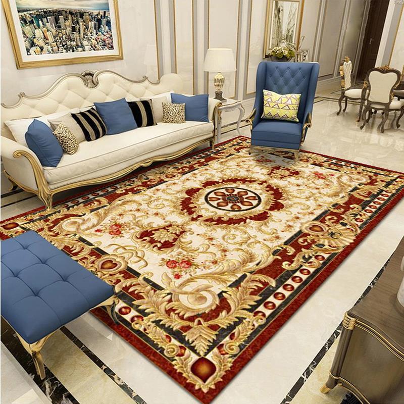 Ornate Luxury Area Rug Bowlift