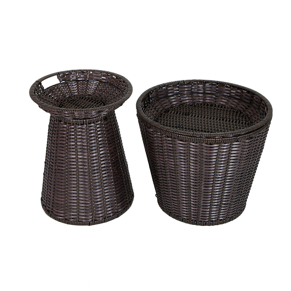 Geometric Woven Storage Bin Bowlift