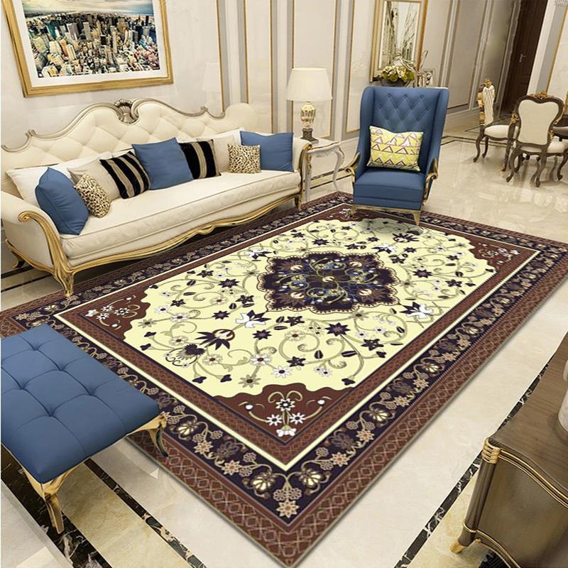 Ornate Luxury Area Rug Bowlift