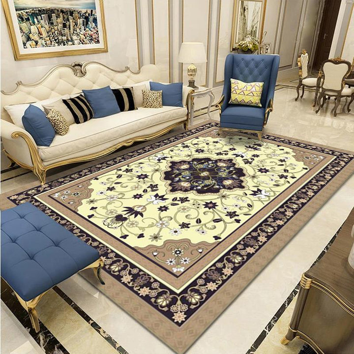 Ornate Luxury Area Rug Bowlift