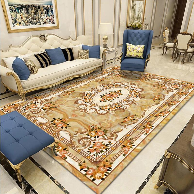 Ornate Luxury Area Rug Bowlift