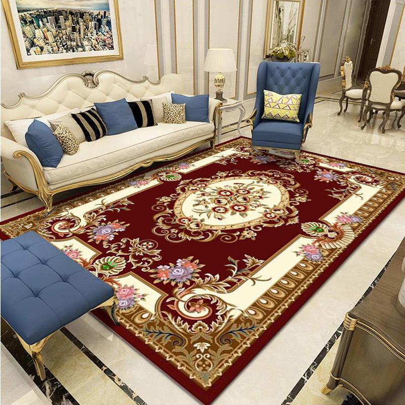 Ornate Luxury Area Rug Bowlift