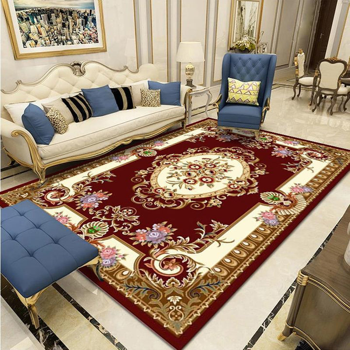 Ornate Luxury Area Rug Bowlift