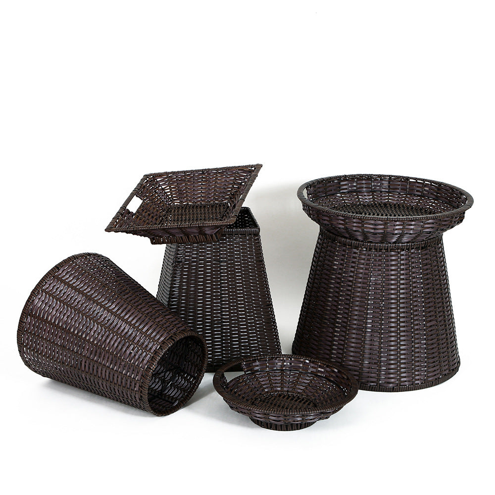 Geometric Woven Storage Bin Bowlift