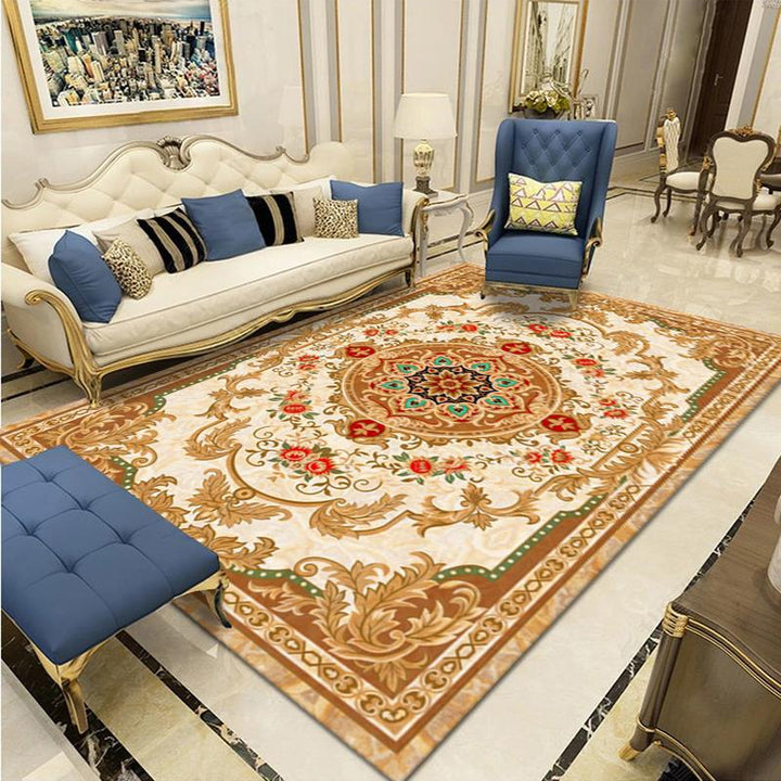 Ornate Luxury Area Rug Bowlift