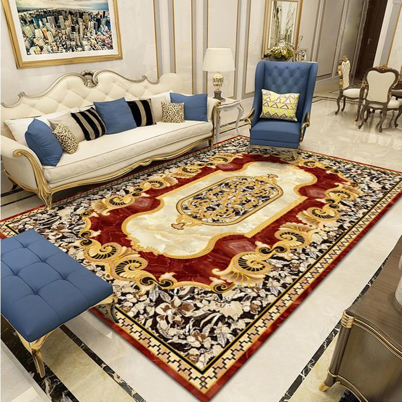 Ornate Luxury Area Rug Bowlift