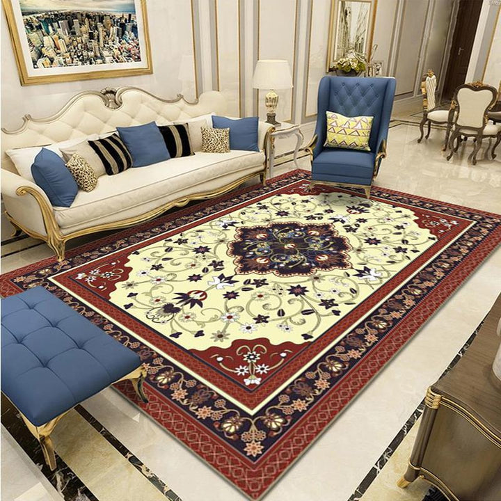 Ornate Luxury Area Rug Bowlift