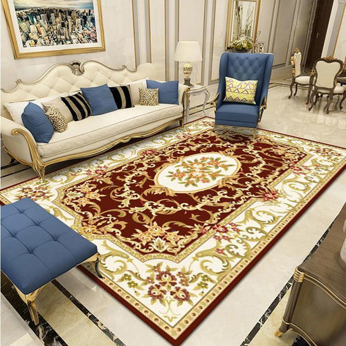 Ornate Luxury Area Rug Bowlift