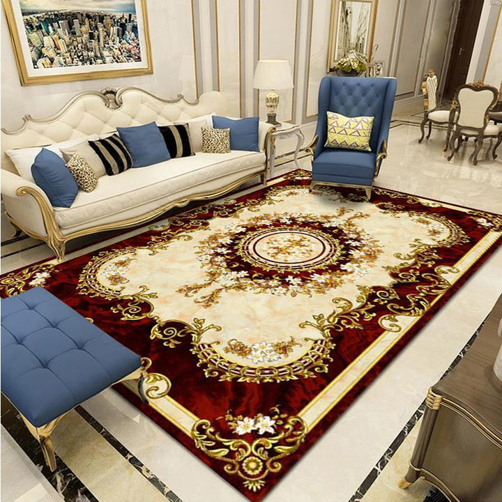Ornate Luxury Area Rug Bowlift
