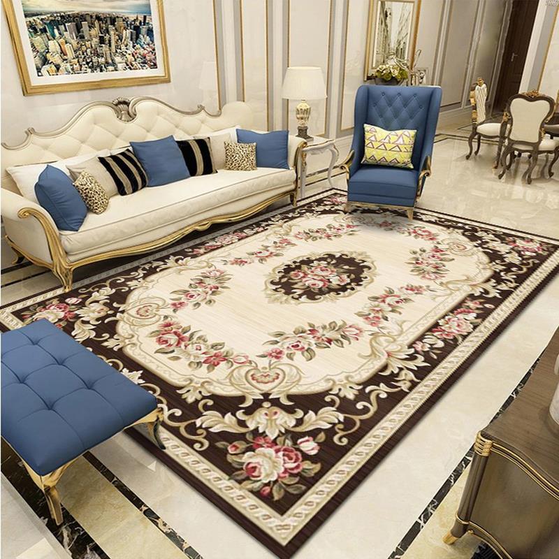 Ornate Luxury Area Rug Bowlift