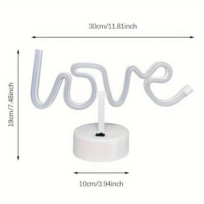 NeonLove Lamp – Illuminated Neon Table Lamp for Parties Bowlift