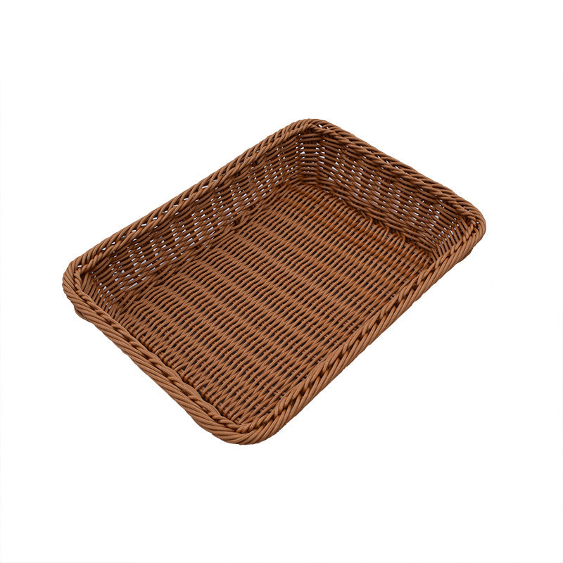 Handwoven Rectangular Storage Tray Bowlift