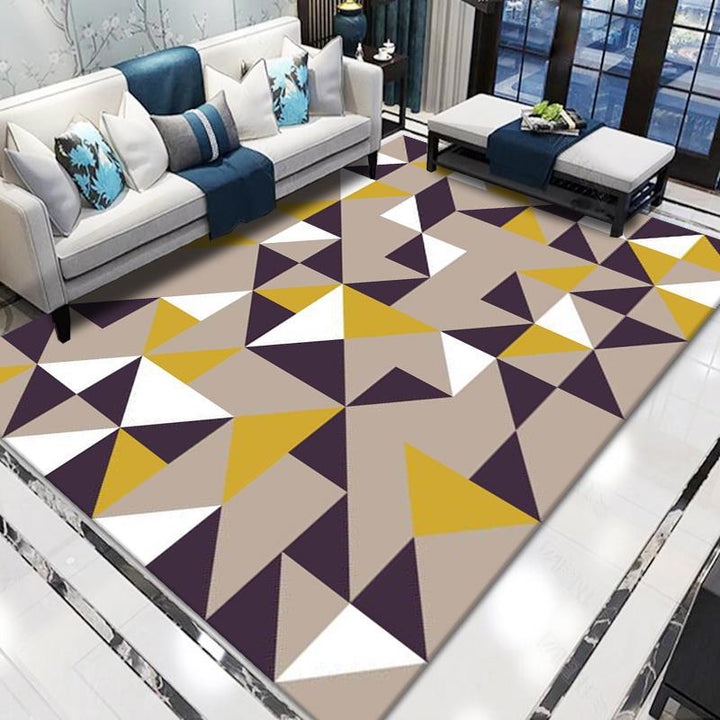 Geometric Pattern Area Rug Bowlift