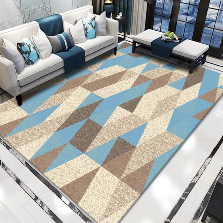 Geometric Pattern Area Rug Bowlift