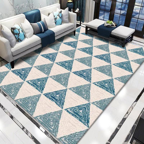 Geometric Pattern Area Rug Bowlift