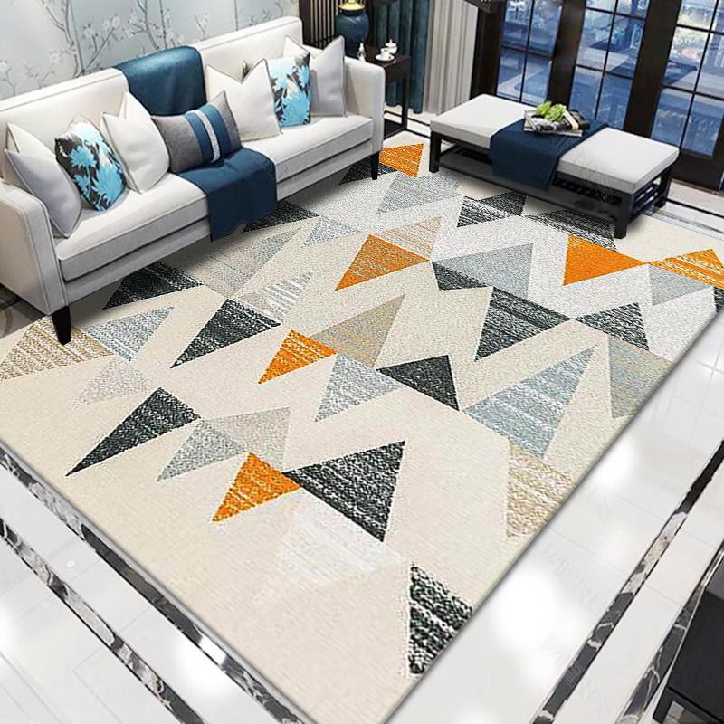 Geometric Pattern Area Rug Bowlift
