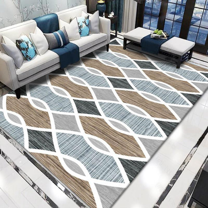 Geometric Pattern Area Rug Bowlift